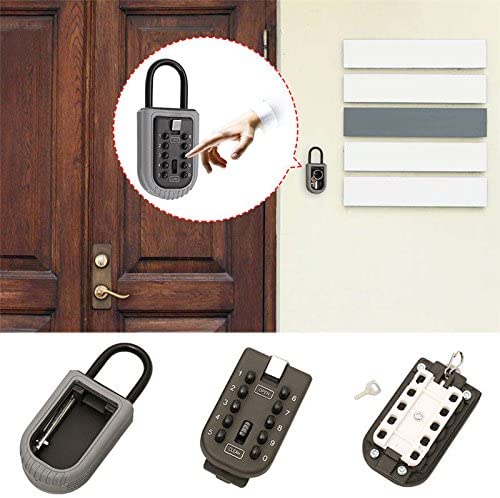 10-Digit Combination Lock Key Safe Storage Box Padlock Security Home Outdoor